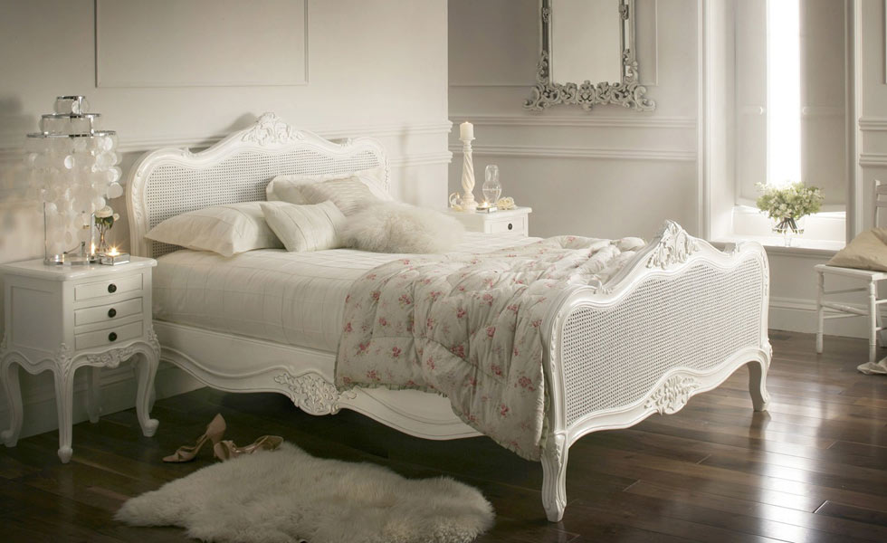 time4sleep Provence Rattan in White