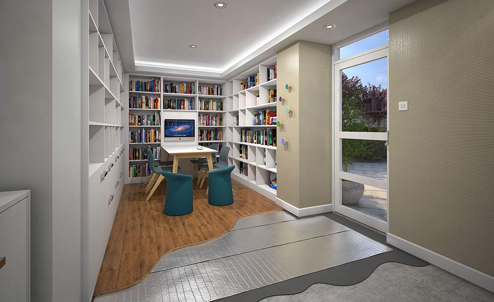 purely electriuq underfloor heating argent foil office