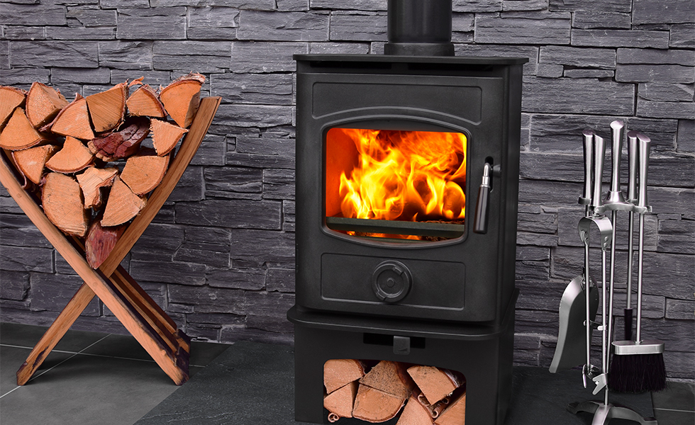 Docherty Graphite multi-fuel stove