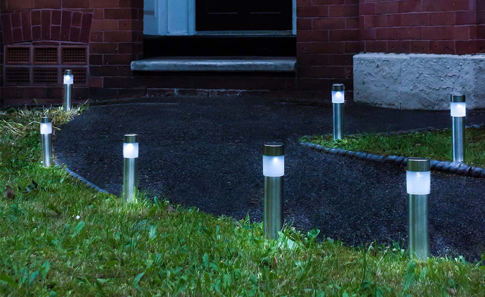 LED hut outdoor posts