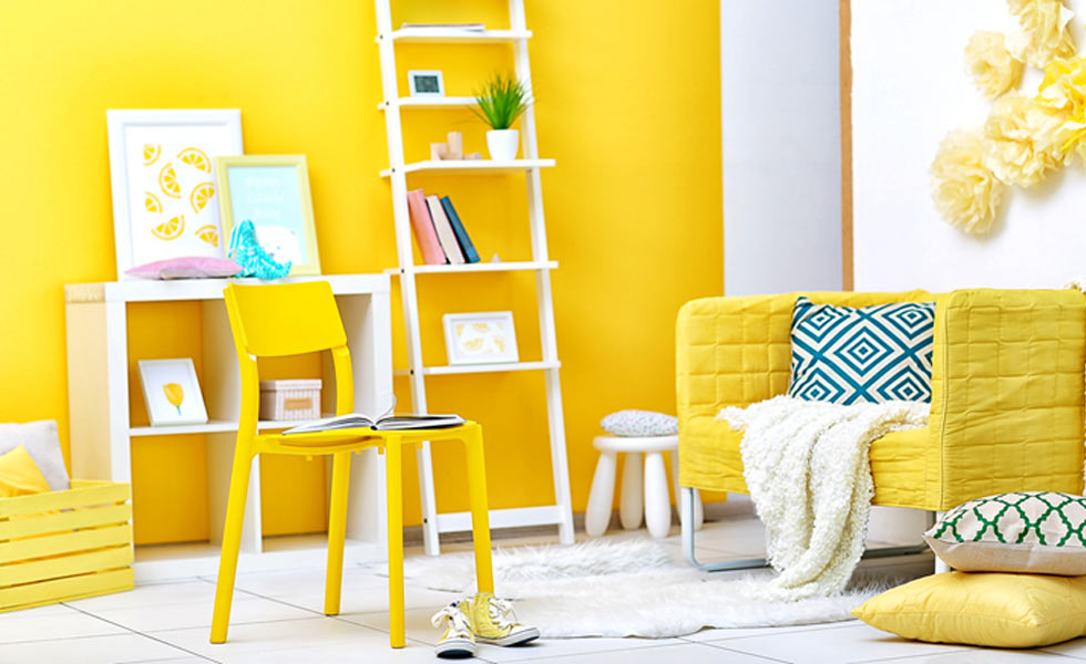 Sputnik matt paint bikini yellow