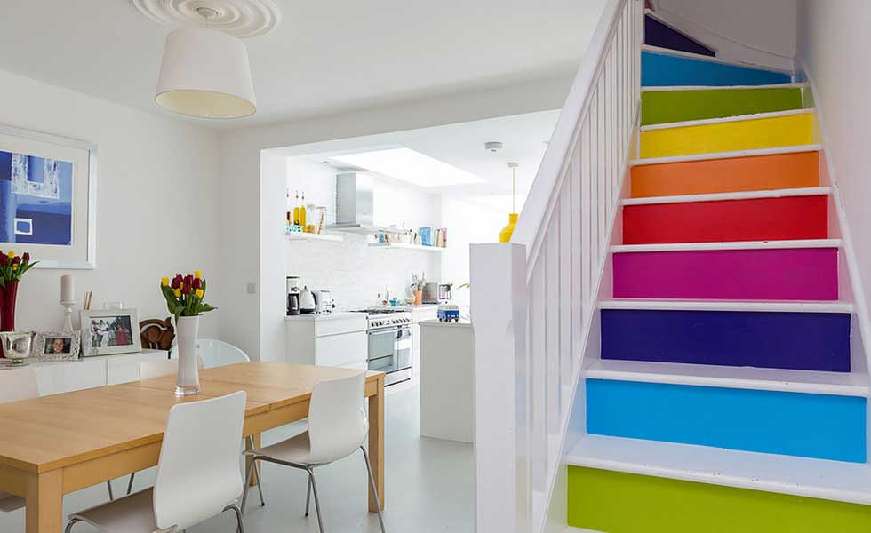 Open plan entrance hall