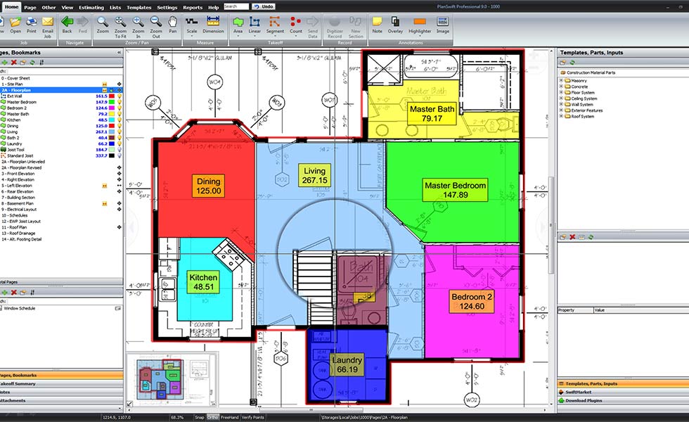 planswift cad drawing plan