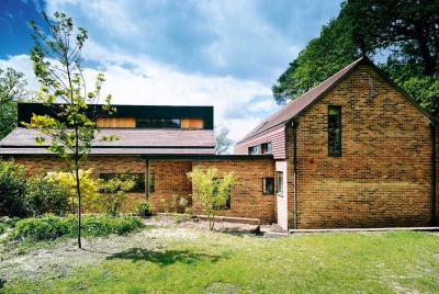 brick and cladding self build in the New Forest