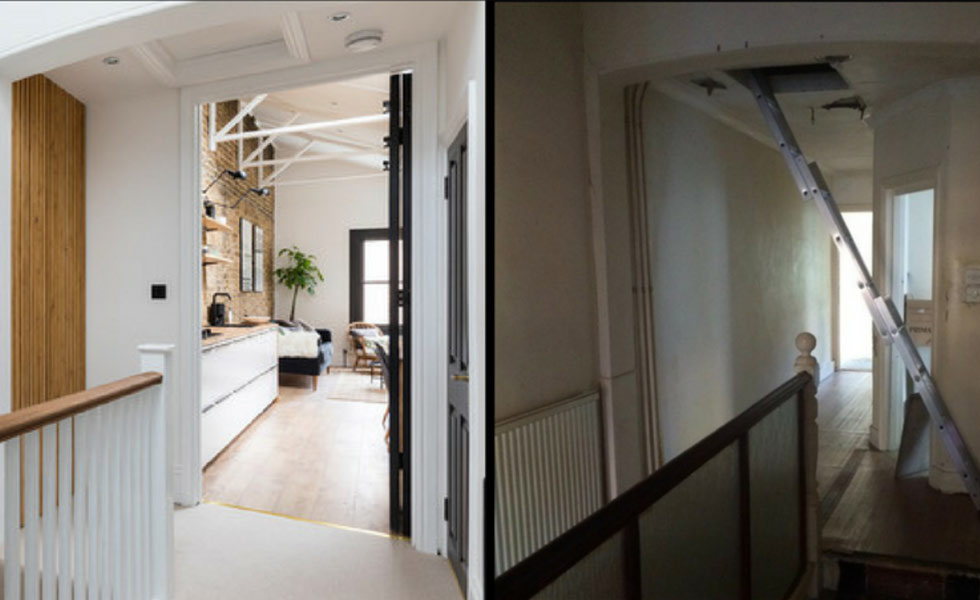 Renovation Before and After - Buildup London