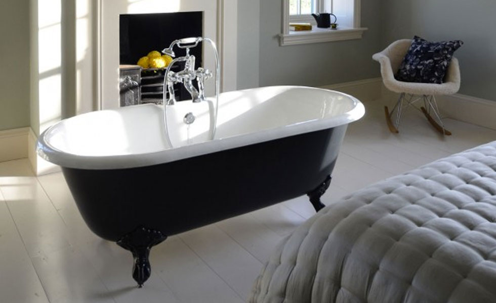 cast iron bedroom bath