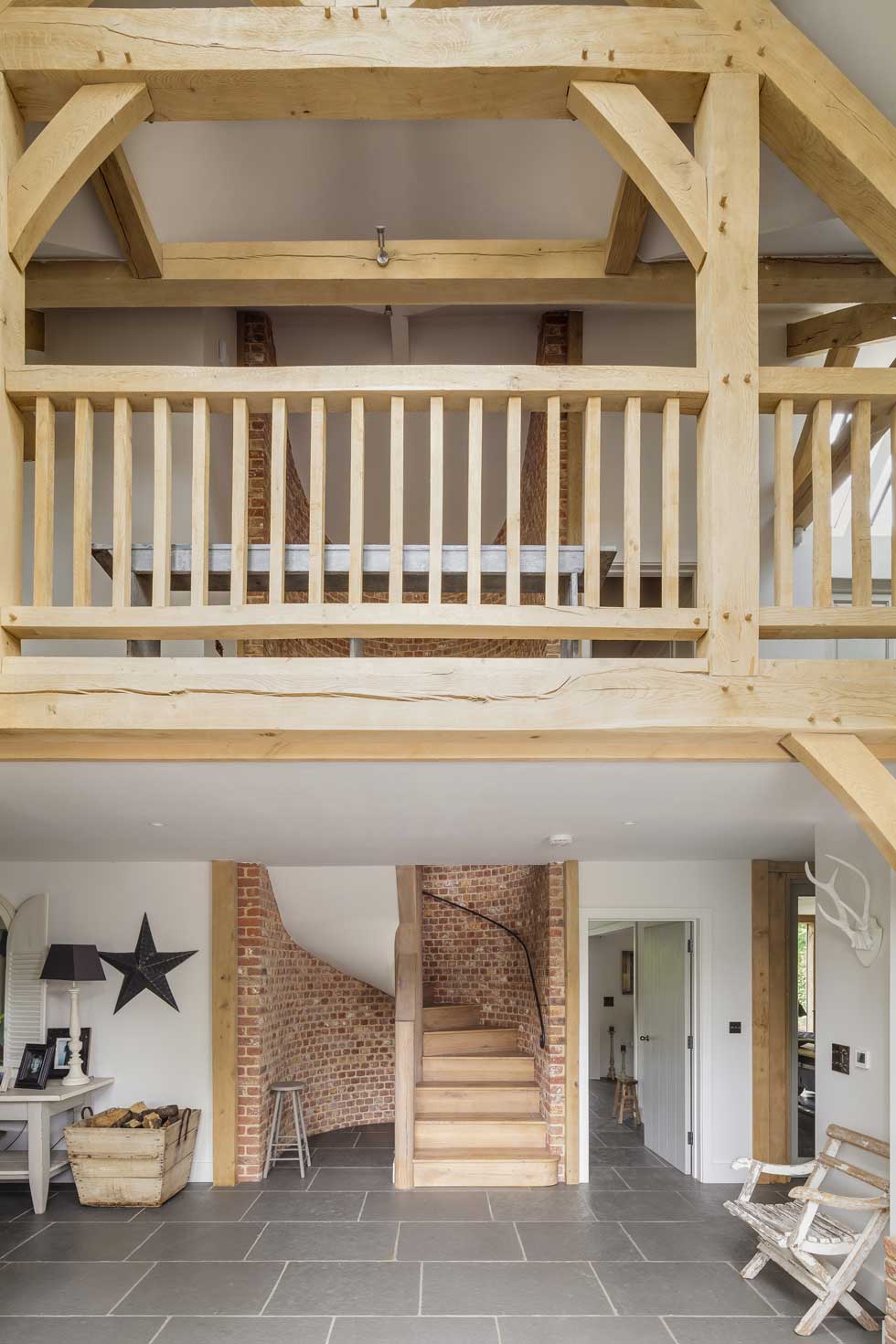 internal oak frame