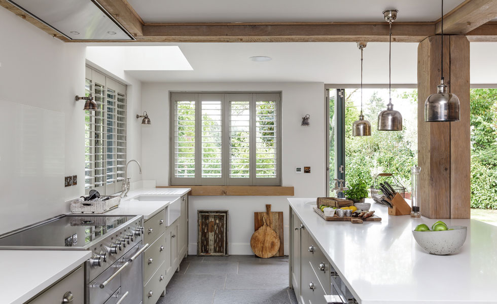 The inframe deVOL kitchen was paired with an independently-sourced worktop to keep costs down