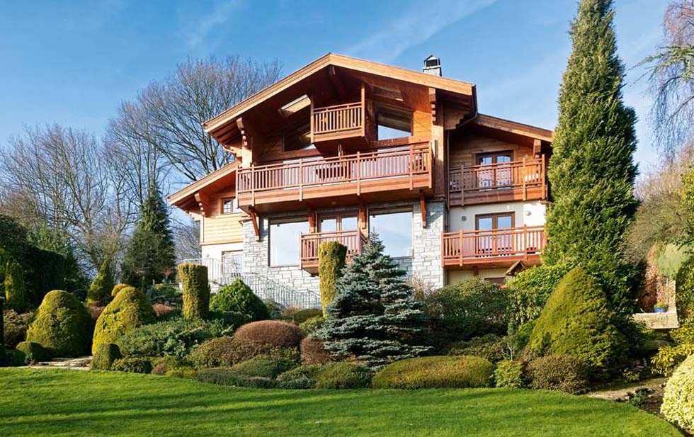 Swiss chalet-style home in Yorkshire