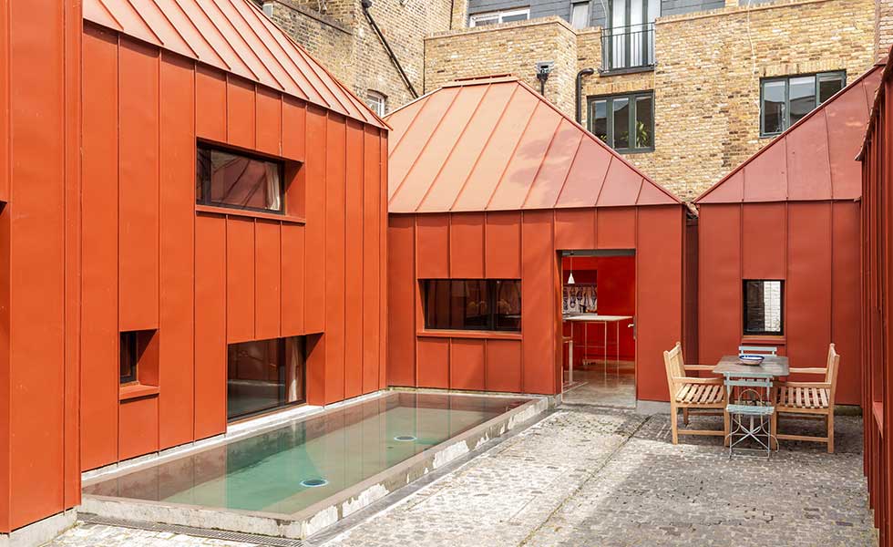 pavilion-style self build in London