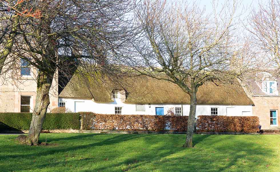 This thatched cottage has been renovated on an impressively low budget