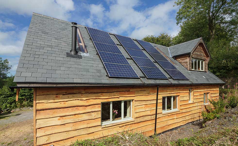Straw bale house in a National Park built for £67k