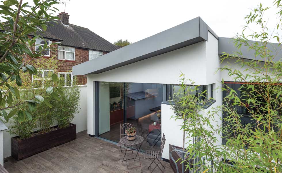 This accessible self build has been built on a garden plot