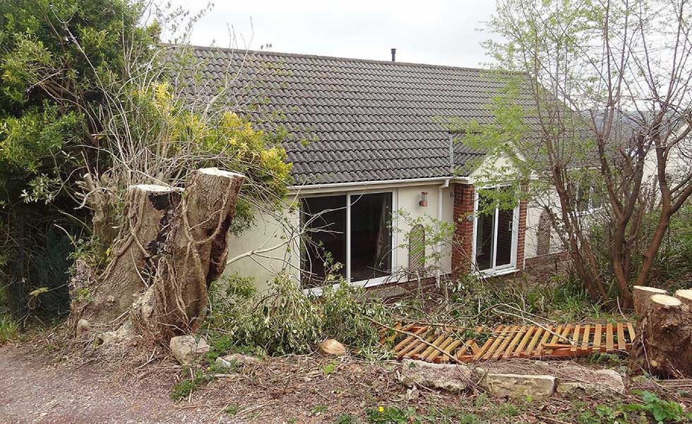 Bungalow in need of renovation