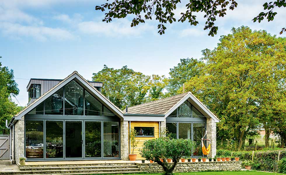 Contemporary bungalow renovation