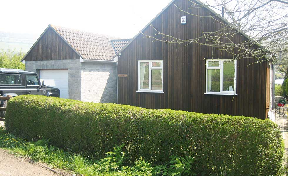 Old fashioned timber bungalow