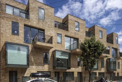 Exterior group self build luxury apartments in London
