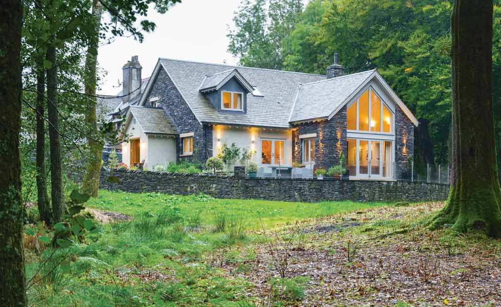 This traditional home in the Lake District sits perfectly in its setting