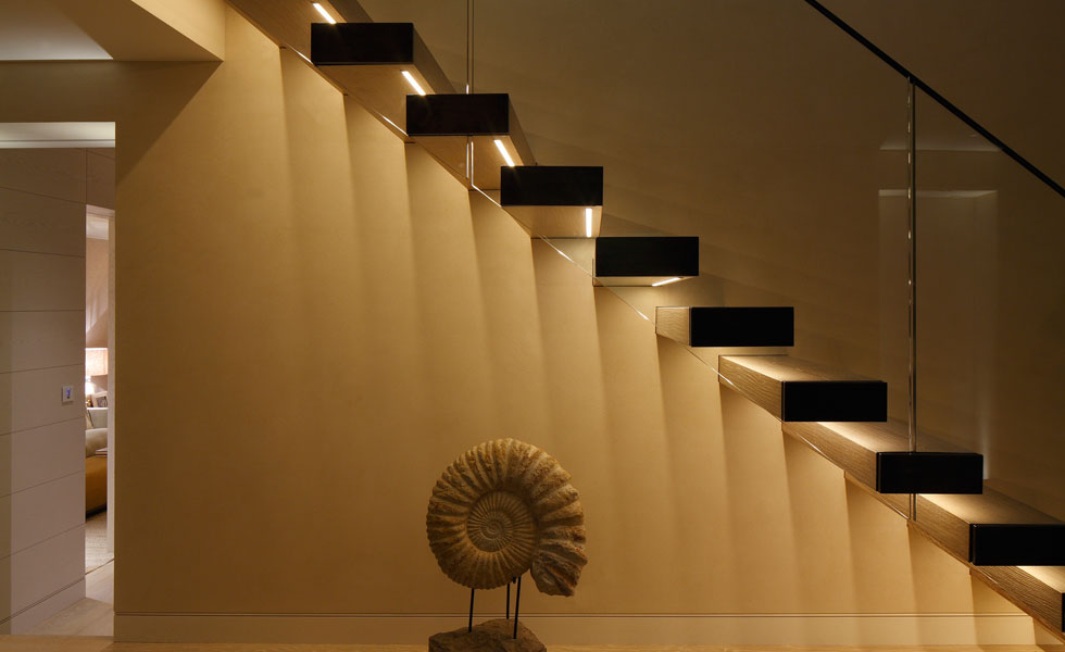 An important consideration when it comes to your staircase design is how it will be lit