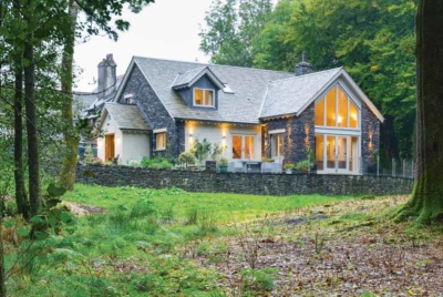 Timber frame self build in the Lake District