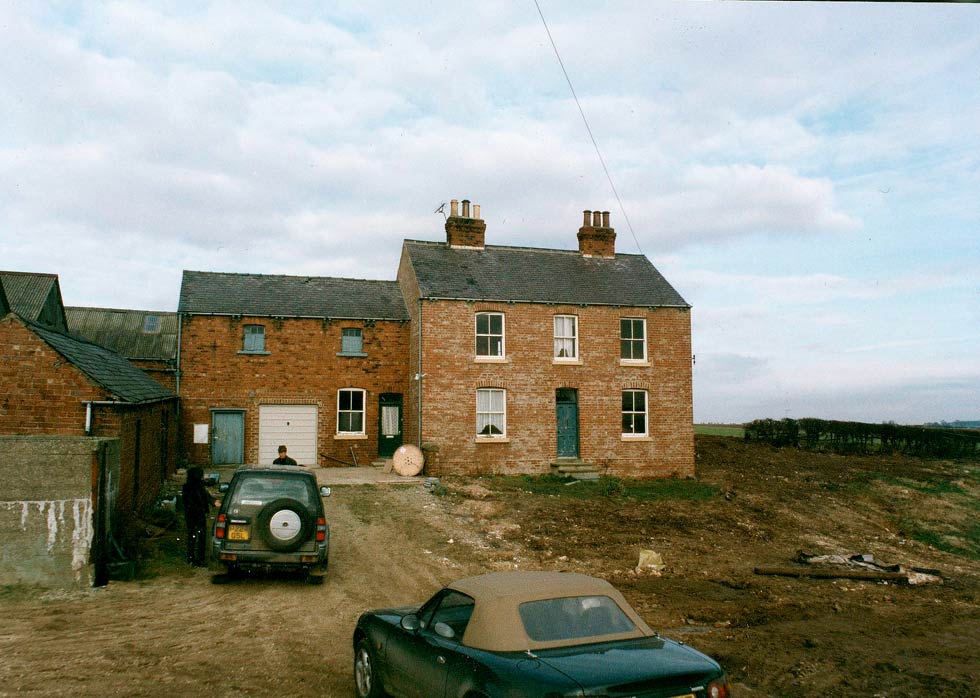 Georgian farmhouse before being extended