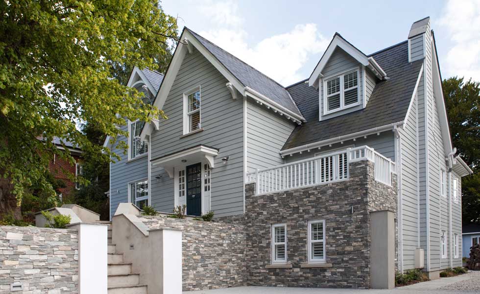 New-England style exterior makeover