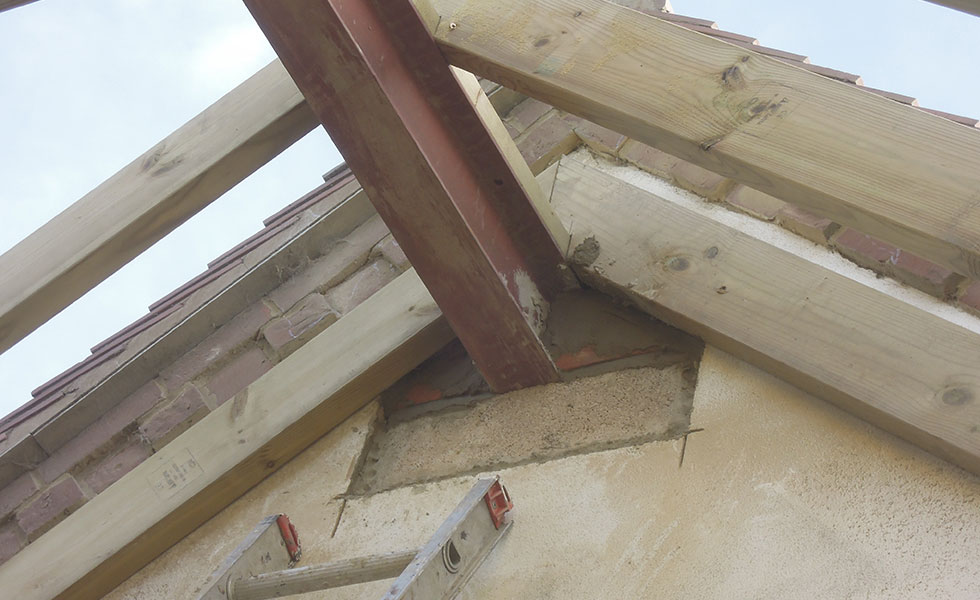 steel ridge beam interior