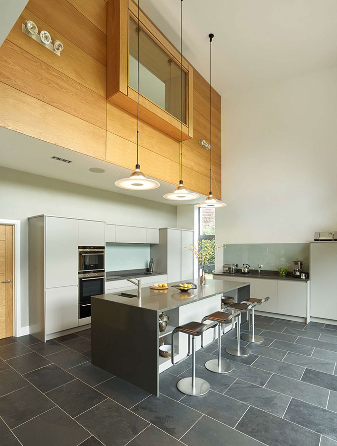 double height kitchen contemporary