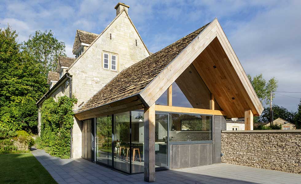 This listed cottage has been subject to a sensitive extension