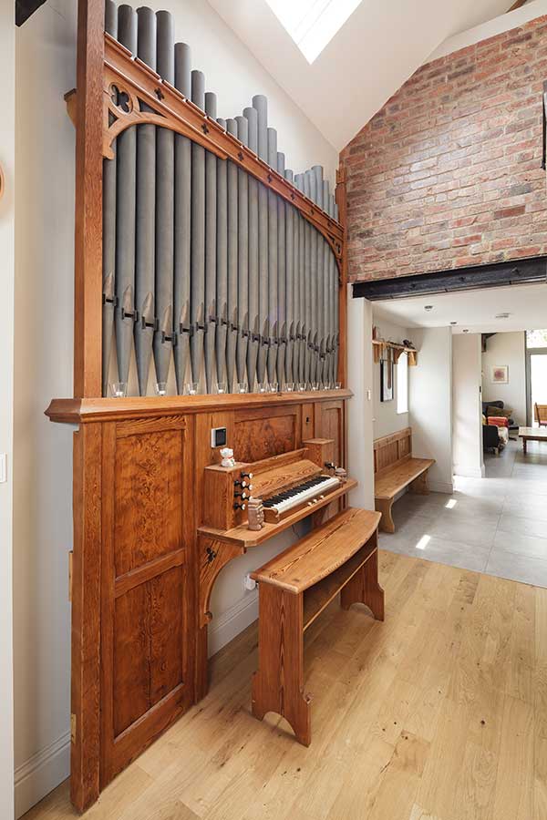 Restored organ in chapel conversion