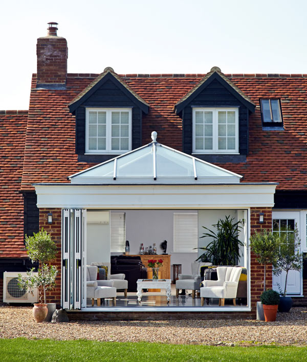 Orangery extension with roof lantern