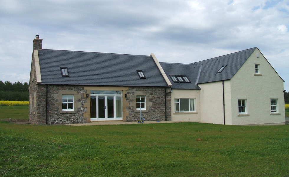 ICF extension to a traditional cottage