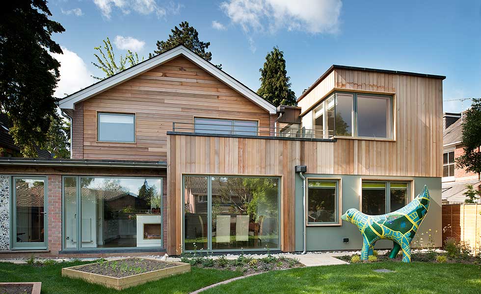 This two storey extension was designed by PAD Studio