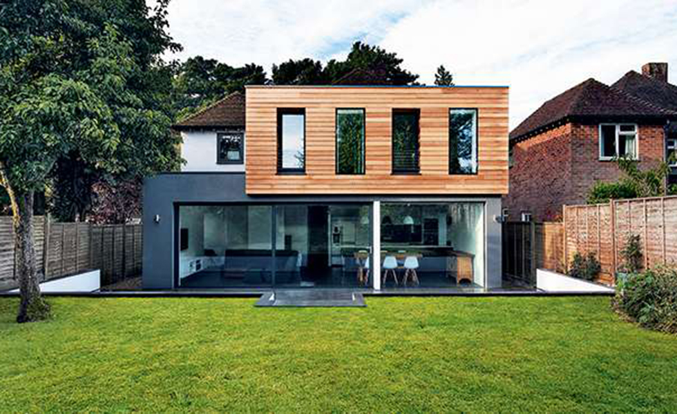 This two storey box extension has transformed the rear of this period home