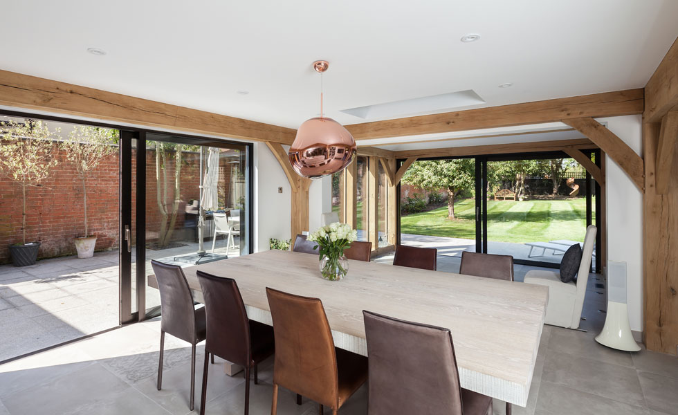 Aluminium sliding doors from Kloeber