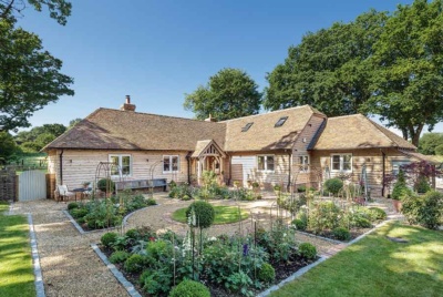 oak frame self build in Hampshire