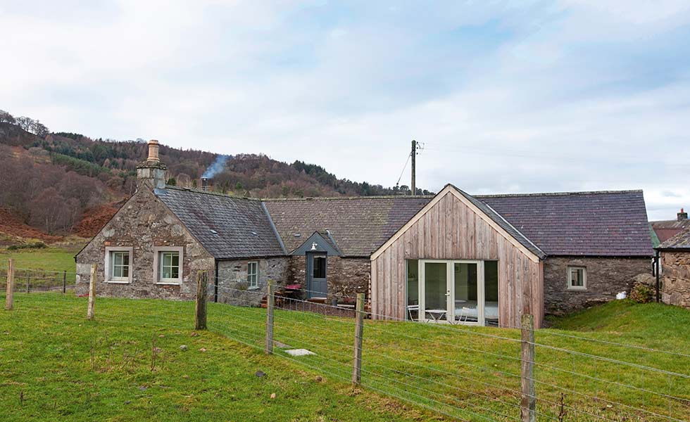 cottage extension external facade