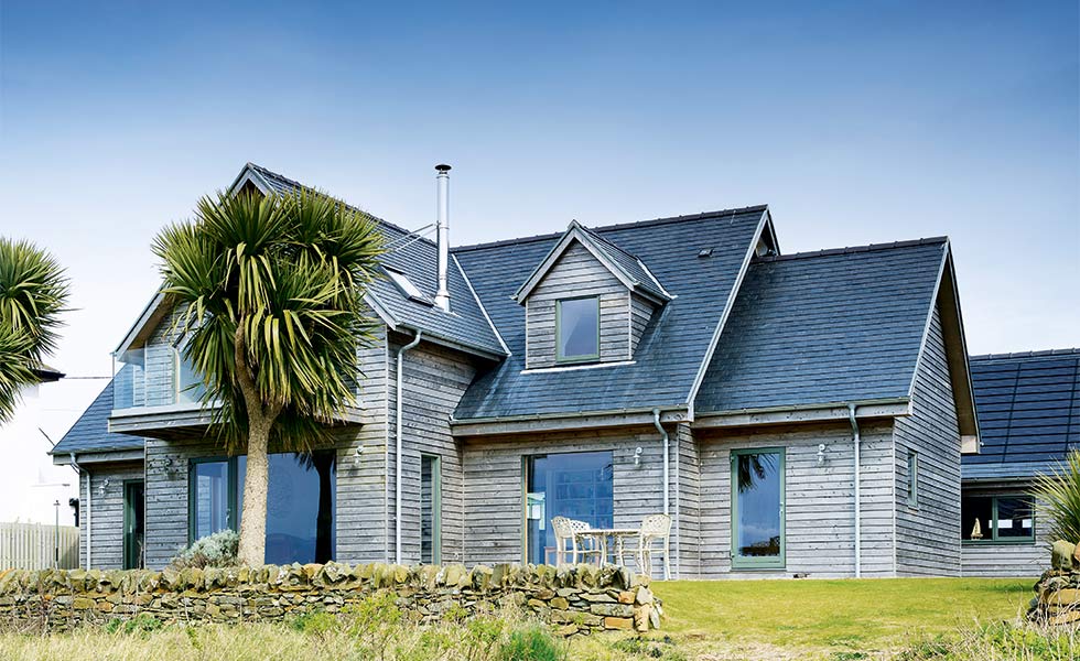 Coastal home with timber cladding