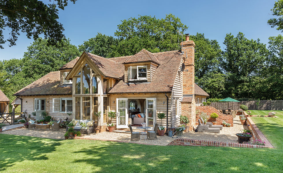 traditional cottage with glazed gable