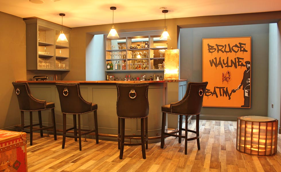Basement bar