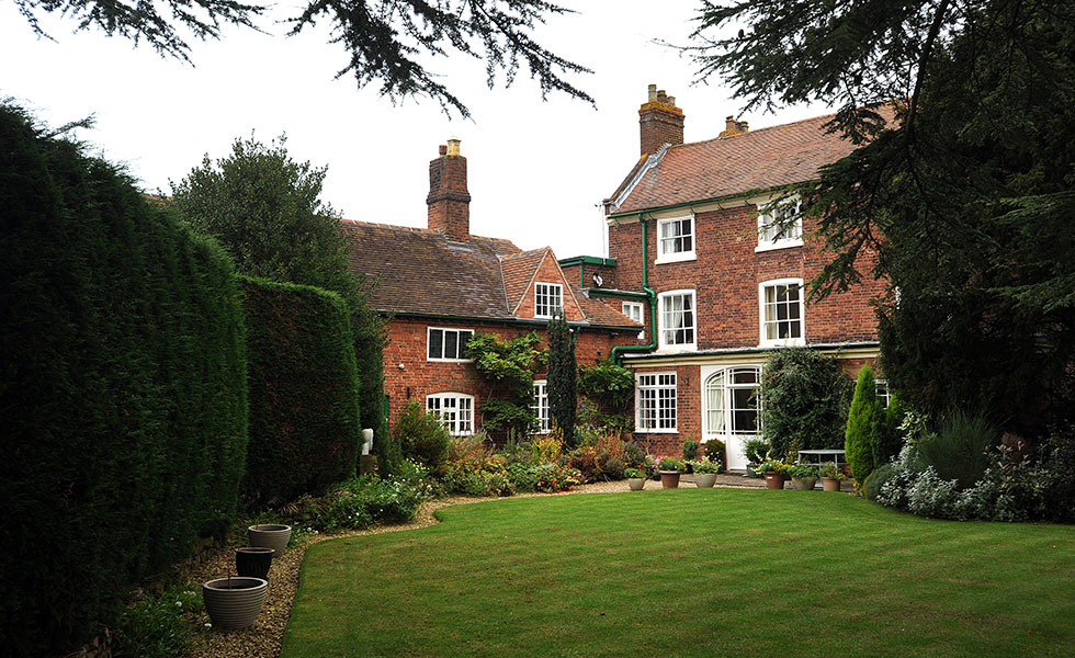 house with repaired windows