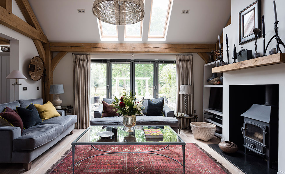 modern cottage with natural light from windows