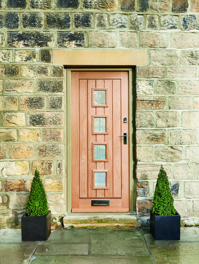 wooddoor in traditional house