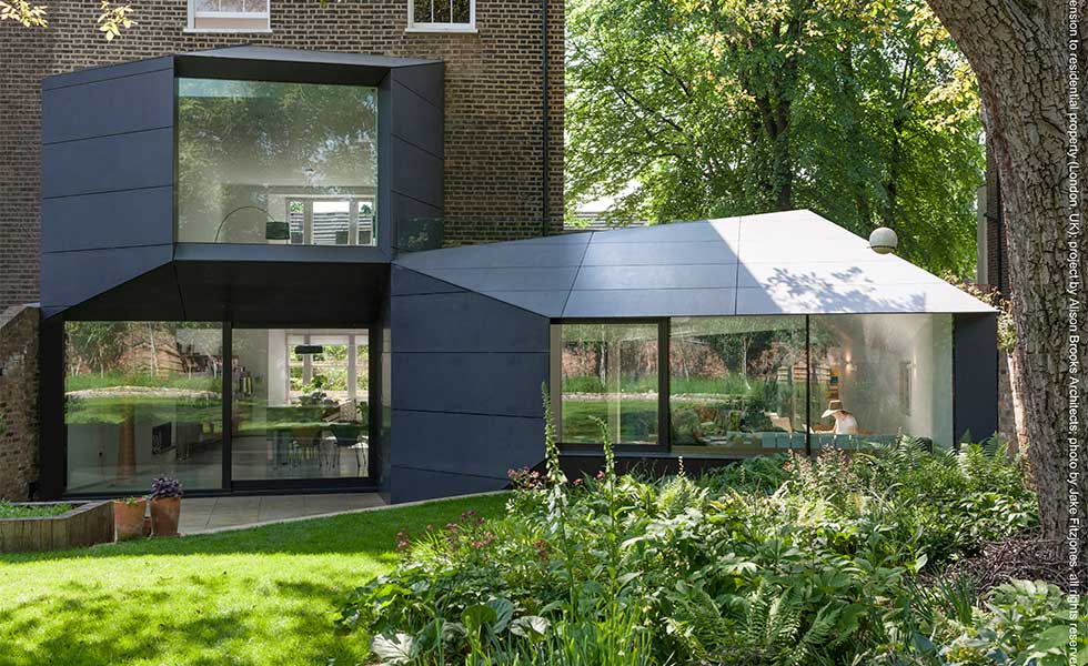 Contemporary Corian cladding