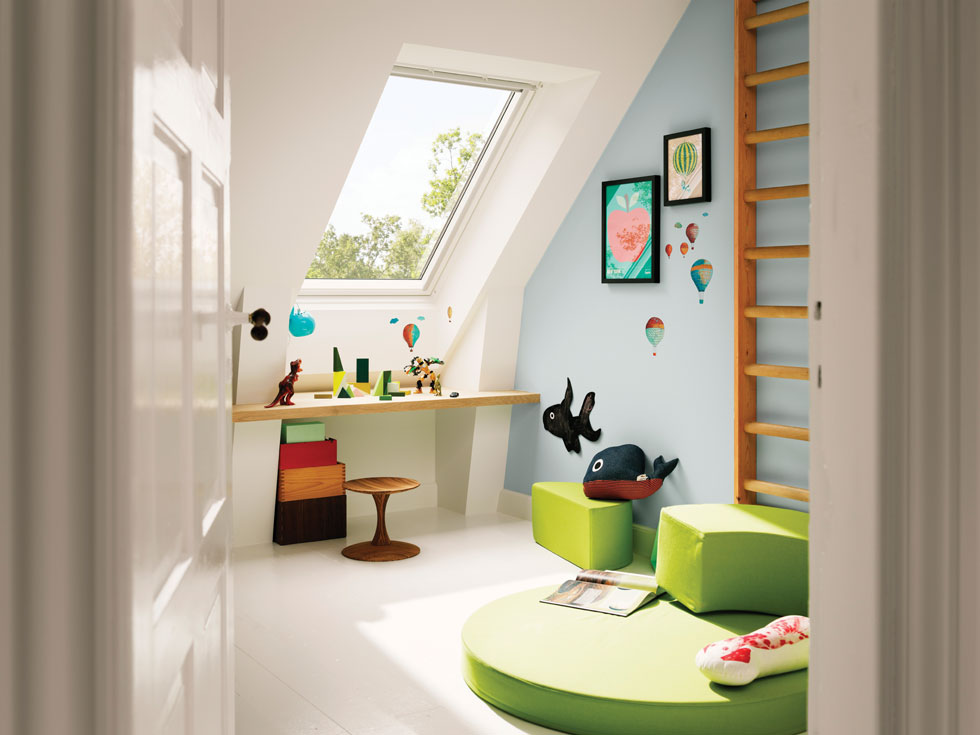 Use the loft to give your children space to relax or do homework