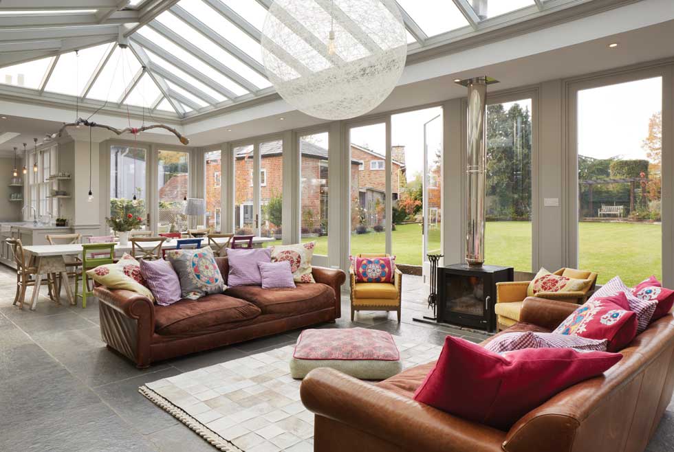 pendant lights will ensure your sunroom looks stylish even when the sun goes down