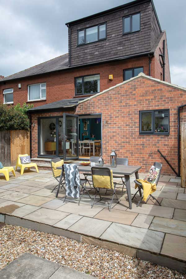 1930s brick semi extension exterior