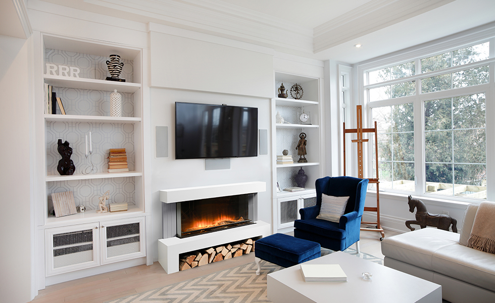 inset fire modern