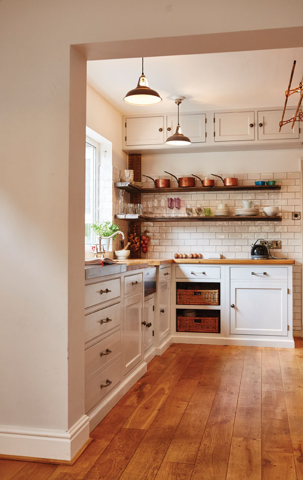 If space is at a premium, utilise every bit of space in your kitchen to maximise storage potential