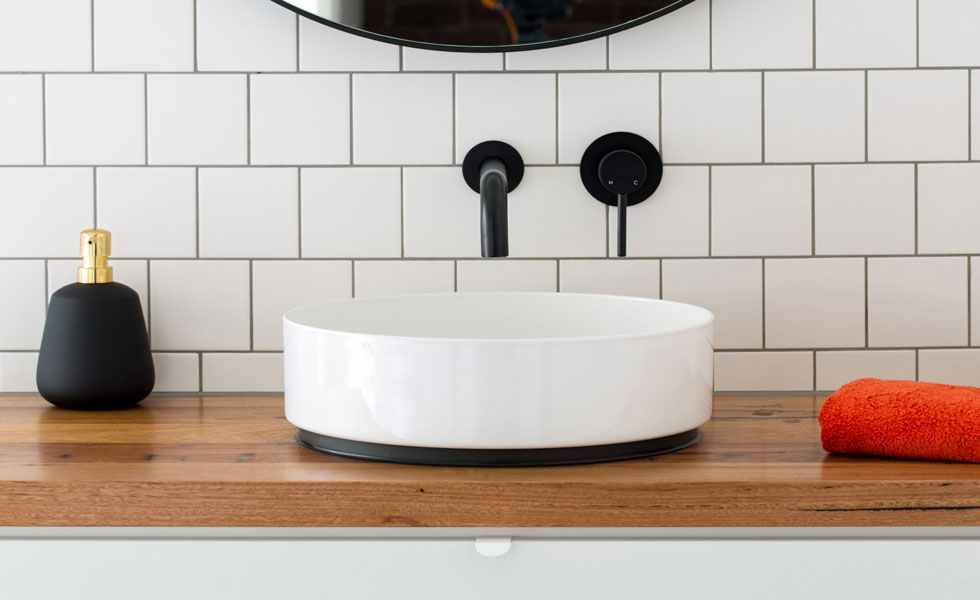 Contemporary bowl basin